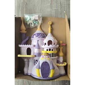 My Little Pony Canterlot Castle Playset w Princess Celestia Figure NWOB - Easter